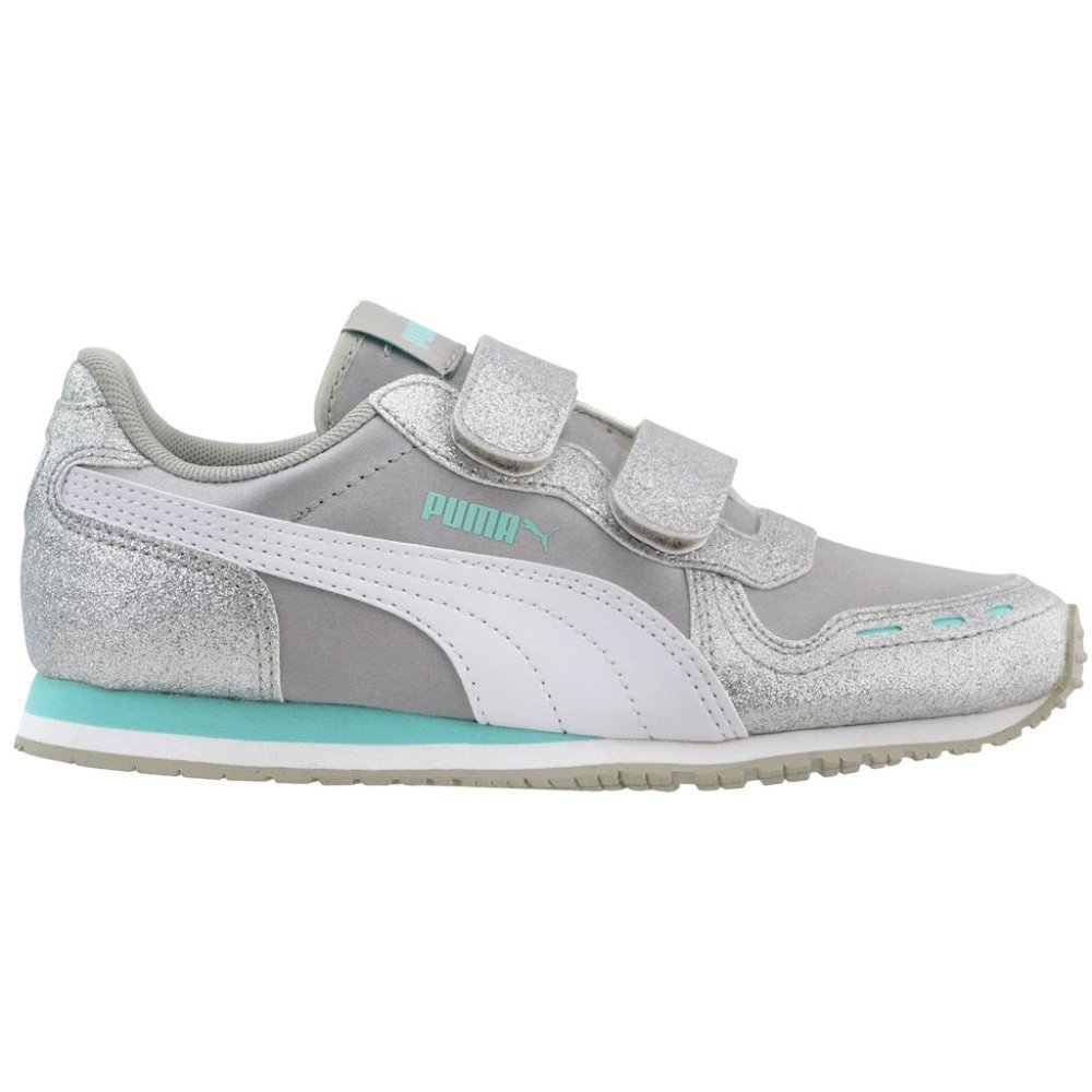 NIB Puma Girls sneakers Cabana Racer Glitz size 1